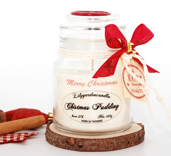 Christmas Pudding Stopper Jar