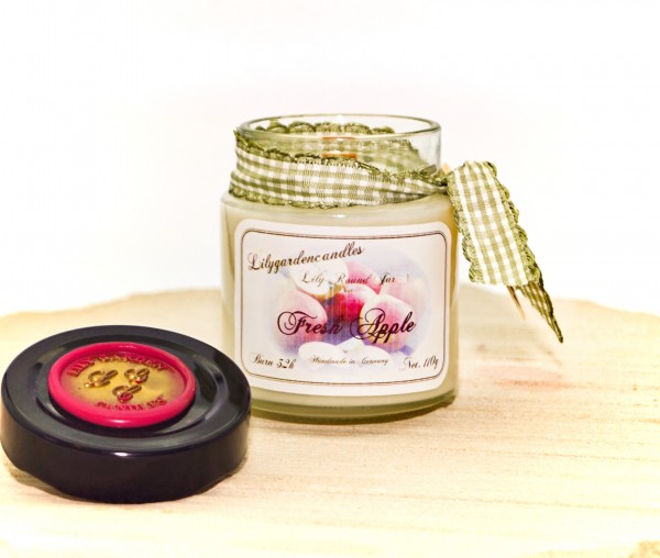 Fresh Apple Lily Round Jar mini