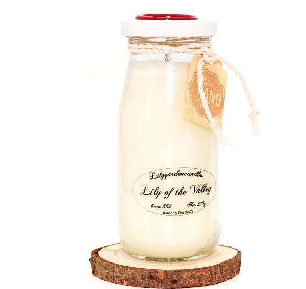 Lily of the Valley Milk Bottle large