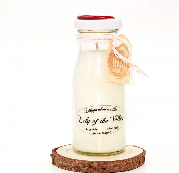 Lily of the Valley Milk Bottle small