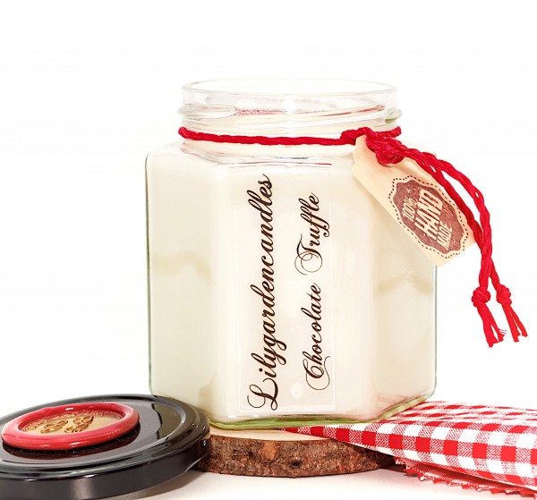 Chocolate Truffle Country House Jar large