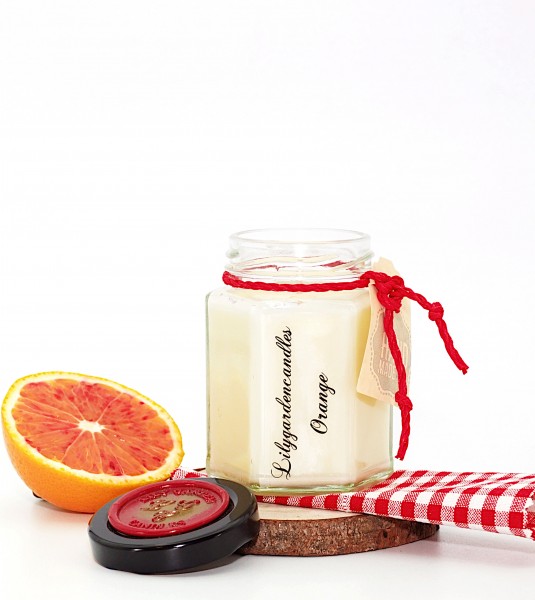 Orange Country House Jar small