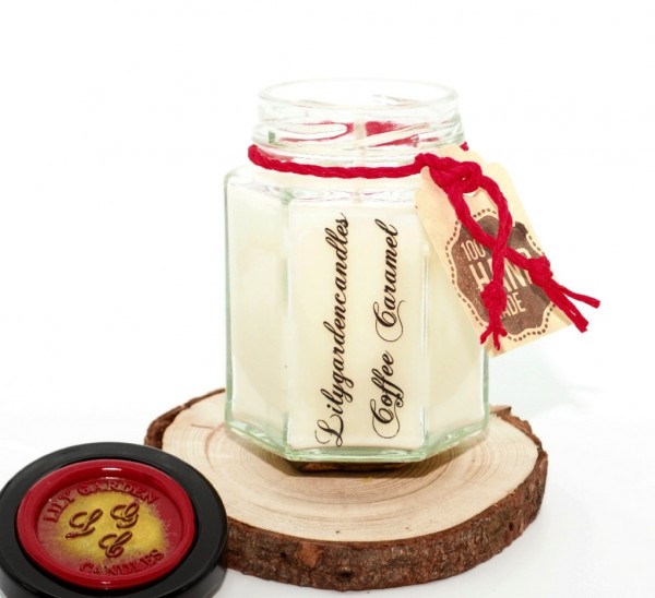 Coffee Caramel Country House Jar small