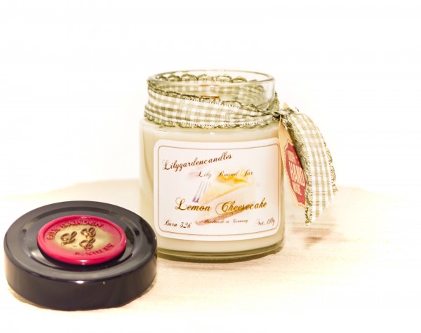 Lemon Cheesecake Lily Round Jar mini